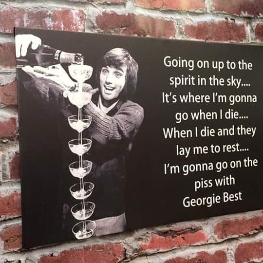 Happy birthday George Best rip 