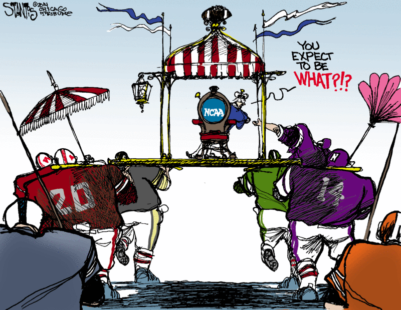srobe006's tweet photo. To help promote fair practices,I believe athletes should be able to join unions and engage in collective bargaining. Allowing these students to bargain collectively will help to pinpoint weaknesses or issues within the college athletics system #ucr150 @rabea_qamar @MisssNallely https://t.co/aM5r67ZRvy