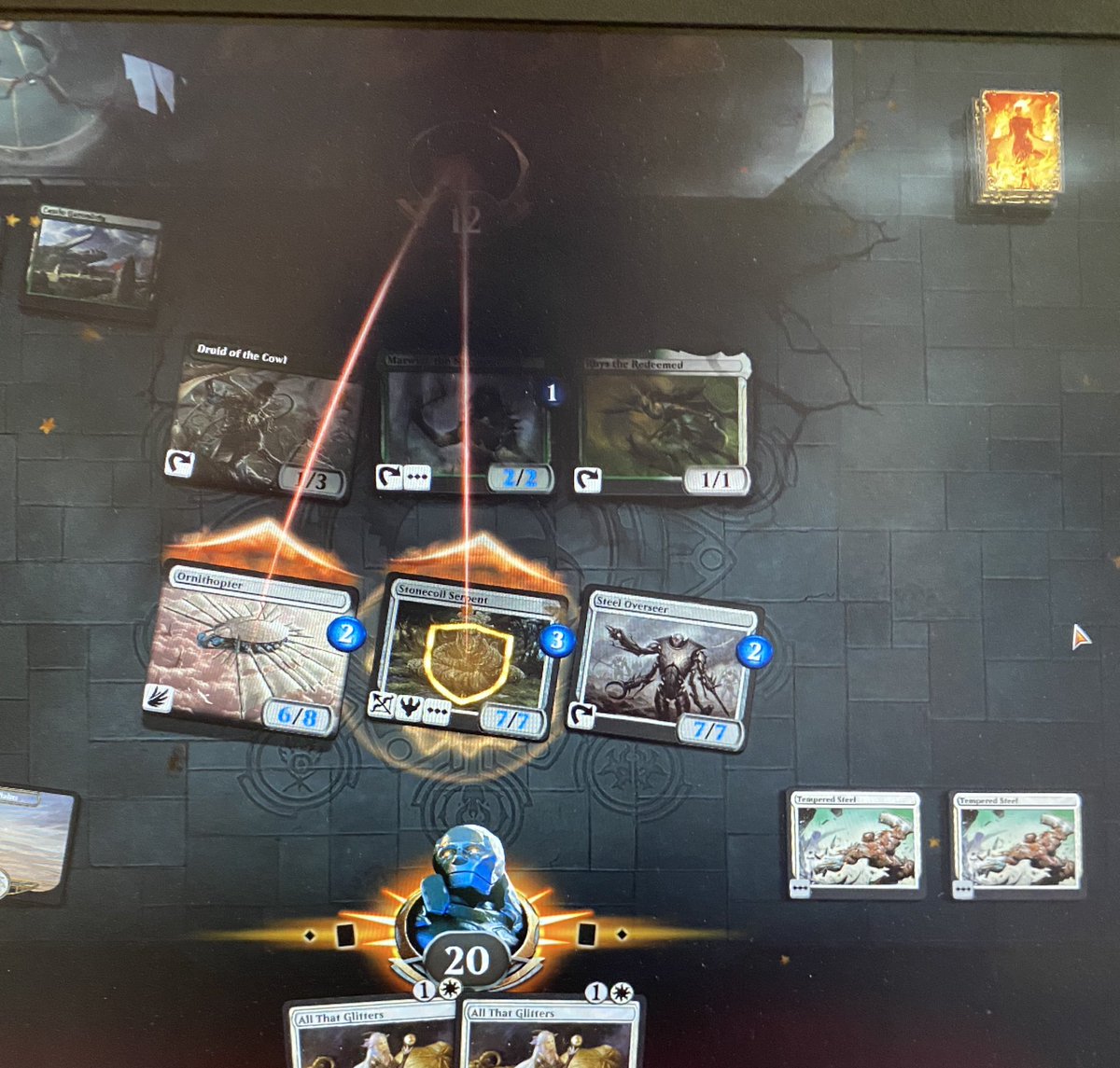 RafiqOfTheFew's tweet photo. After a month of getting schlacked in Standard, victimizing broken decks with Mono-White Tempered Steel in Historic is justice.  Plat 3 to 1 so far. Quality pics and deck list coming soon.  #MTG #MTGArena #mtghistoric #weliketohavefunhere https://t.co/kGs1szS1Uc