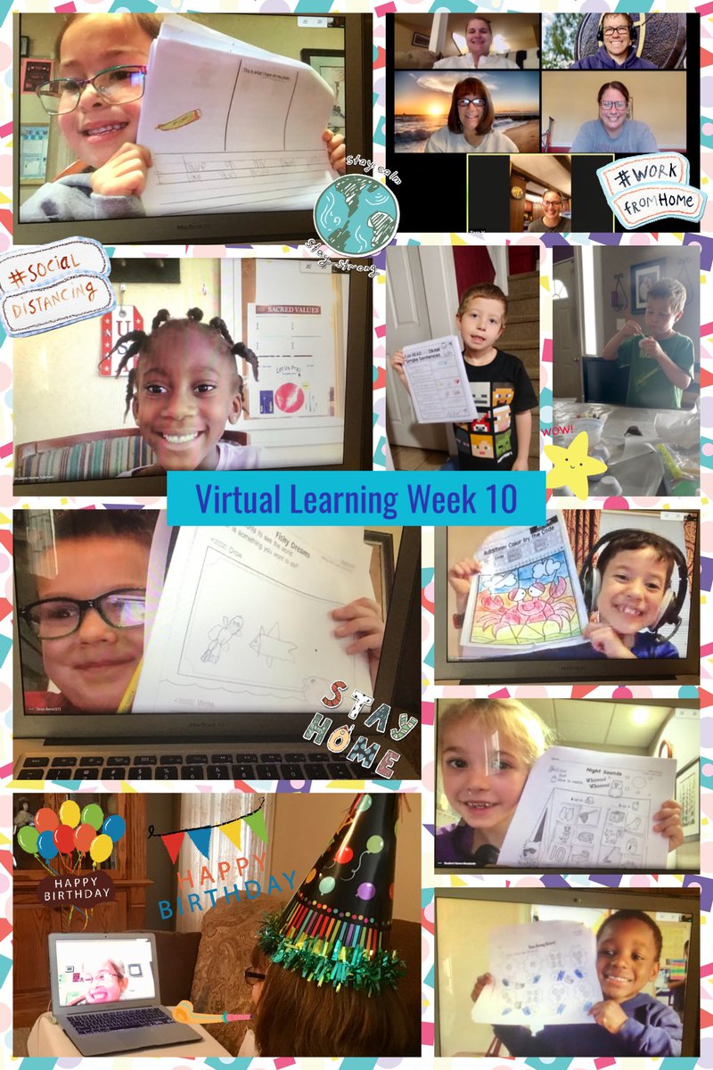 MrsCooksKinders's tweet photo. 10 Weeks of online learning and we are still smiling and learning @miltonhershey https://t.co/U29qPz9bFe