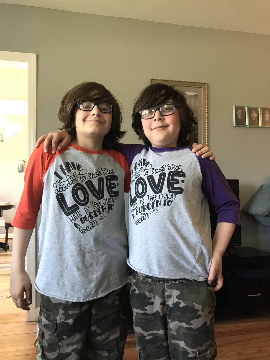 JessicaSaraK's tweet photo. #WellnessWeek2020 Words to live by... #tshirtssaythebestthings #mlkjr #stickwithlove @palantino11 @dmkalinowski @NBUFSDPride @NBLibChic @behrnotes64 @jemmer_art @MsN41894 @5thEvans @PrincipalMalone https://t.co/Wt1zHbFiLR
