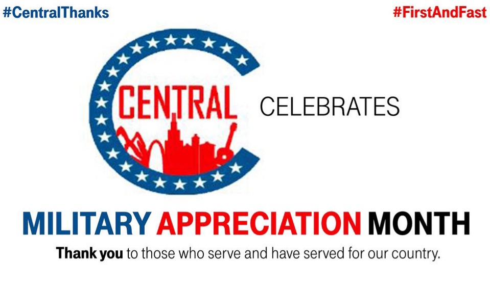 In honor of our military service men &amp; woman i would like to thank Patrick McAllister, my son-in-law, for your service - a graduate of the United States Navel Academy #CentralThanks #FirstAndFast