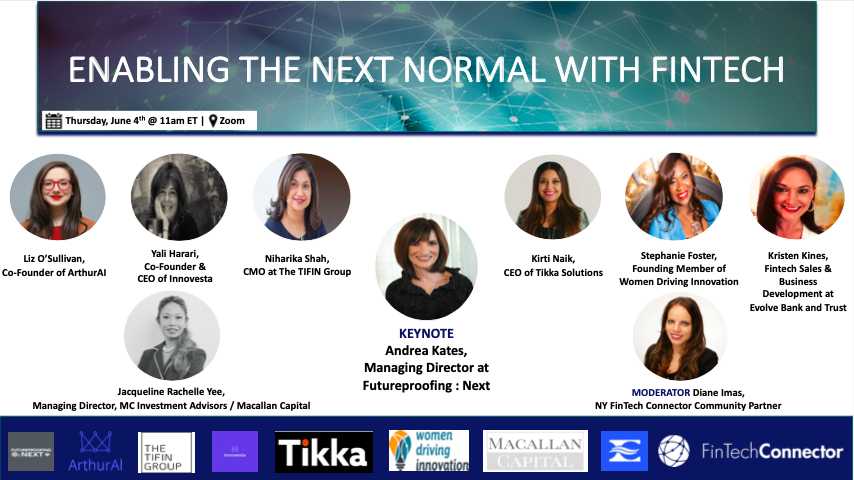 TikkaSolutions's tweet photo. Our CEO, @SaysKirti will be speaking at the upcoming @FTconnector event, "Enabling the Next Normal with Fintech," on Thurs, June 4th at 11am ET.

Register for the event &amp; tune into her panel on achieving immediate #ROI &amp; #growth hacks: https://t.co/T1xcaW4owE

#Fintech #Tikkaco https://t.co/gHc62O1usg