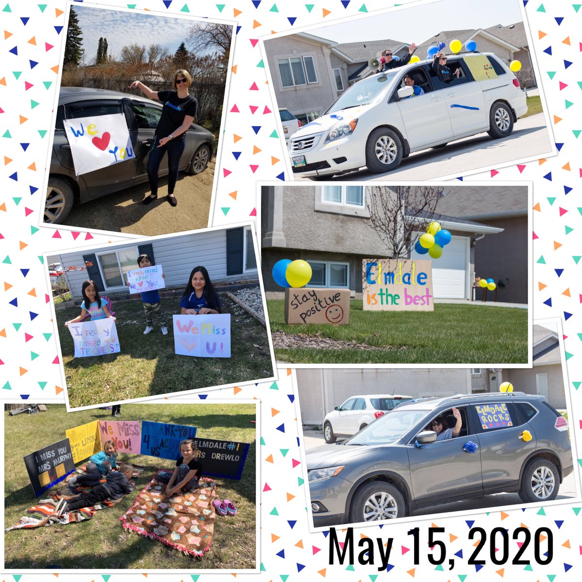MandyMurph0024's tweet photo. Thank you to everyone who came out to the parade last week! It really filled our buckets to see you💙💛 @ElmdaleHSD https://t.co/hIWoVFgZZc