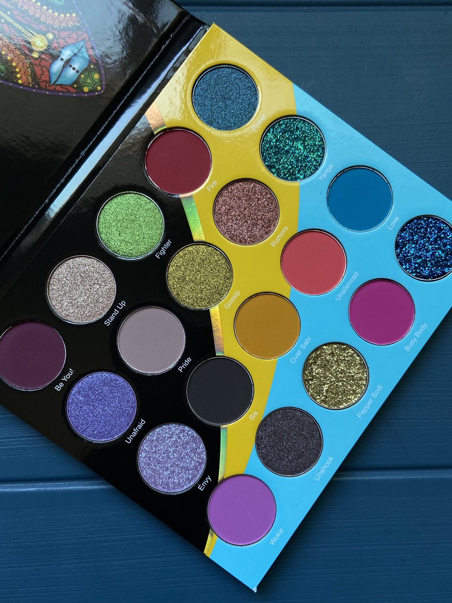 beautybypol's tweet photo. @juviasplace Wahala palette swatches on tanned skin 🥰 https://t.co/Svs8qU8bTs #makeup #makeupswatch https://t.co/QEEgwMIdsw