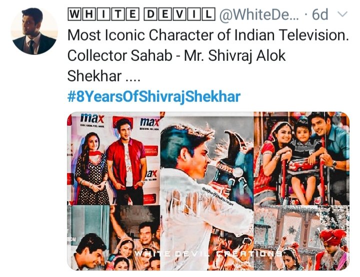 14th March2012 The birth of the iconic  @sidharth_shukla as iconic  #ShivrajShekhar!!