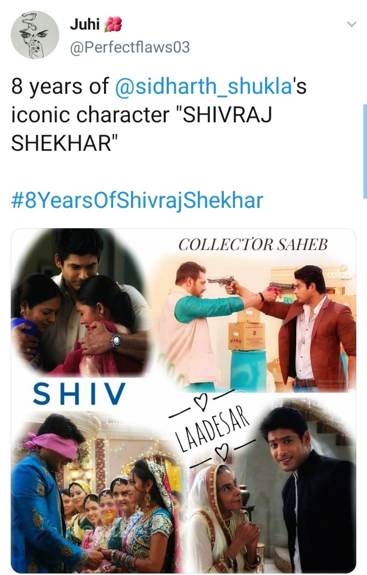 14th March2012 The birth of the iconic  @sidharth_shukla as iconic  #ShivrajShekhar!!