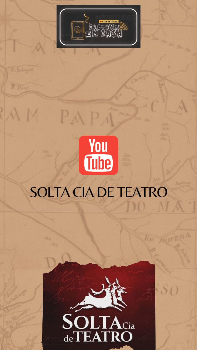 TalitaFigueir19's tweet photo. É AMANHÃ!
Palestra: Conhecendo o teatro em Mato Grosso (séc. XVIII)
Com o ator e historiador Benone Lopes, da Solta Cia de Teatro.
Sexta (22/05) - às 16h no YouTube da Solta Cia de Teatro.

Esta palestra faz parte da programação do #FestivalCulturaEmCasa #SecelMT #CulturaConecta https://t.co/2xaHYGcxrK