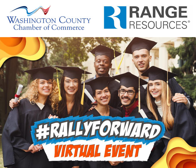 Range_Resources's tweet photo. Attention high school seniors. Join Range &amp; the @WashCoChamberPA for the #RallyForward virtual event on Wednesday, June 3 at noon. We have a lineup of business leaders that want to connect with students who are experiencing a senior year unlike any other. https://t.co/NBYGNXweGf https://t.co/UJ0h6VQaFZ