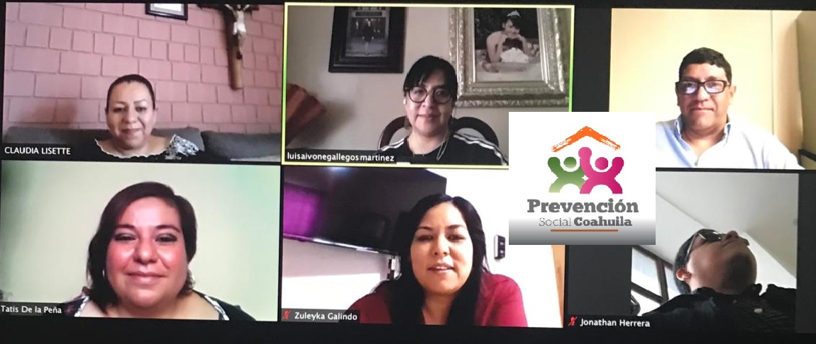 Prevencion_Coah's tweet photo. En reunión de fortalecimiento de redes, se analizó la información de redes sociales. Se plantearon estrategias para la difusión de actividades con el objetivo de estar más cerca de la comunidad. 
#PrevenciónSocialCoahuila
#FuerteCoahuilaEs
#QuédateEnCasa https://t.co/4nnlROcVKB