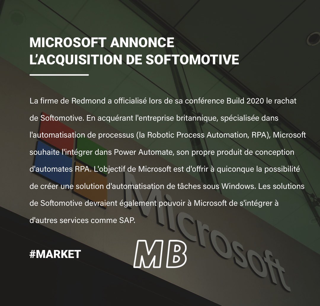 MindBlownFR's tweet photo. 🗞Le Daily Blow, tous les jours à 20h du Lundi au Vendredi pour faire le plein de l’actu tech ! @microsoftfrance @SamsungFR @FacebookFR @XiaomiFrance @softomotive 
 Daily Blow l’actu qui te retourne le cerveau ! 🤯
#numerique #IA #Microsoft #Samsung #GalaxyNote20 #Chine #Facebook https://t.co/i0QAiwQbjL