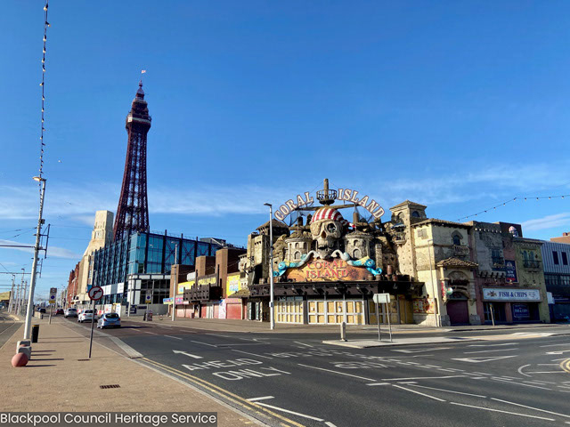 showtownhistory's tweet photo. Arcades developed from the games, stalls & machines used by travelling fairs.The first seaside arcade is thought to be Barons ‘Paradium’ in Great Yarmouth,1902. Blackpool’s Coral Island Arcade is the largest indoor amusements in Europe, opening in 1978. @ShowtownBPL #seasideweek https://t.co/3mcaxXKUk4