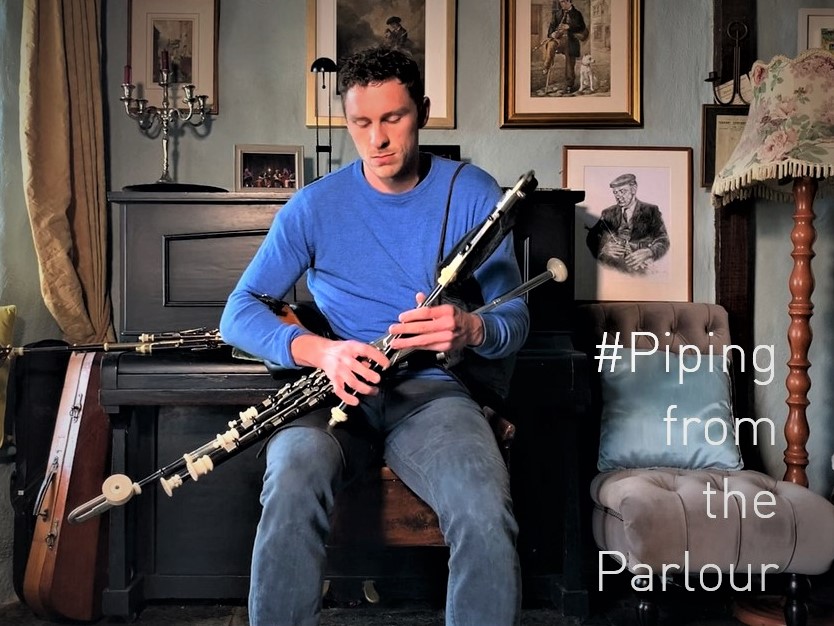 Napiobairi's tweet photo. Pádraic Keane is our guest in today's #PipingfromtheParlour. He's coming to you from Maree, Co. #Galway. Tune in now on our Facebook page!

Thanks to @artscouncil_ie for making this possible!

#napiobairi #uilleann #flatset #quarantunes https://t.co/aAUGaGcZ00