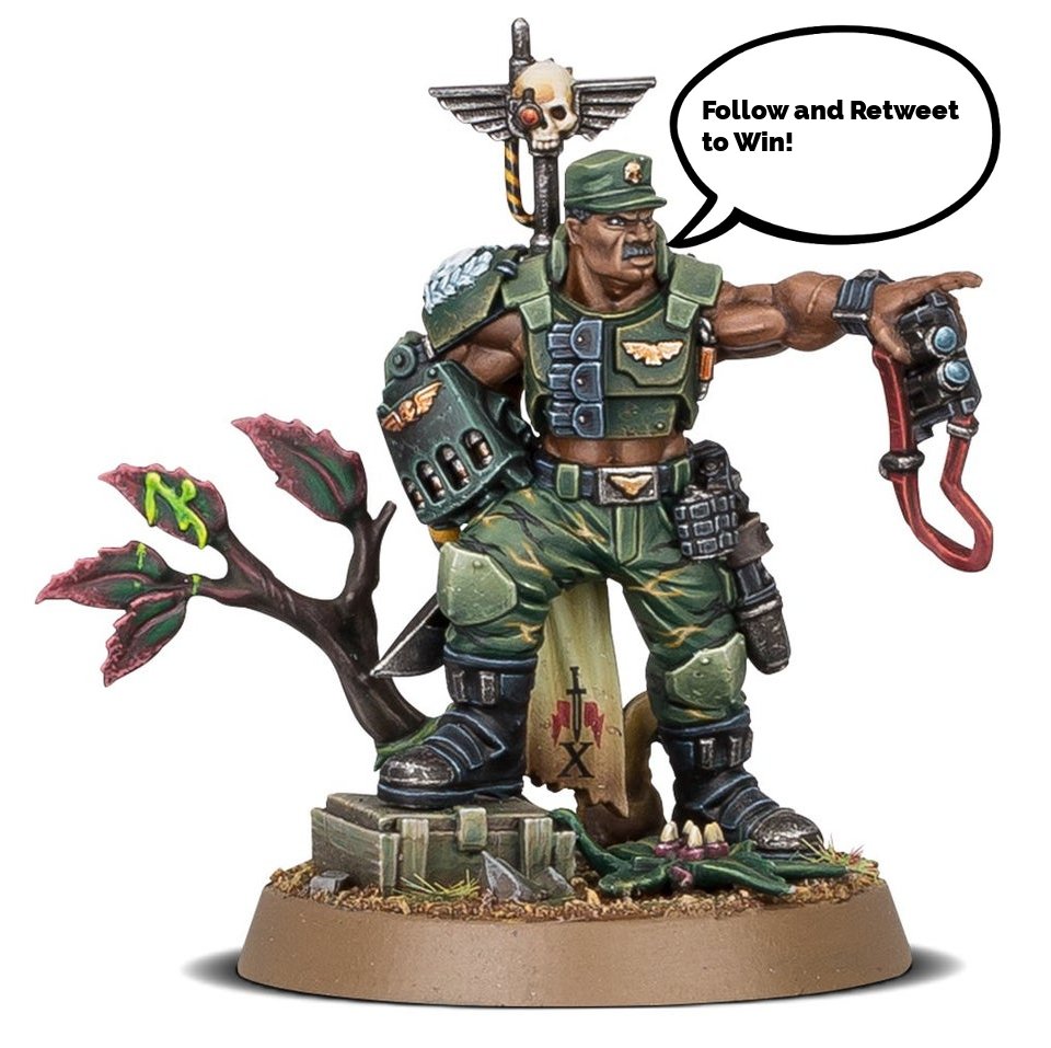 justplaygamesuk's tweet photo. ���🔥 CATACHAN COLONEL GIVEAWAY 🔥🔥

Want a Catachan Colonel without the gigantic price tag?Follow the Colonel's orders: FOLLOW @justplaygamesuk and RETWEET this tweet and we'll pick a winner on Friday 29th May from everyone who does! #GamesWorkshop #Warhammer #giveaway https://t.co/xwLfWSsFgg