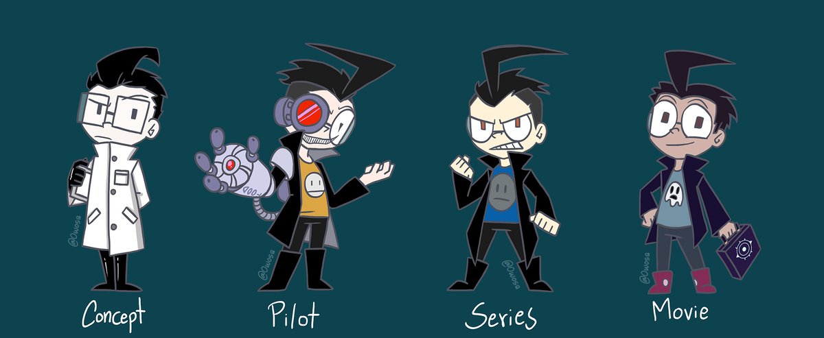 I totally forgot to post these here, so here we go, because I put alot of love on doing this  The Dib void: CanonsConcept - Pilot - Series - Movie #invaderzim  #dib