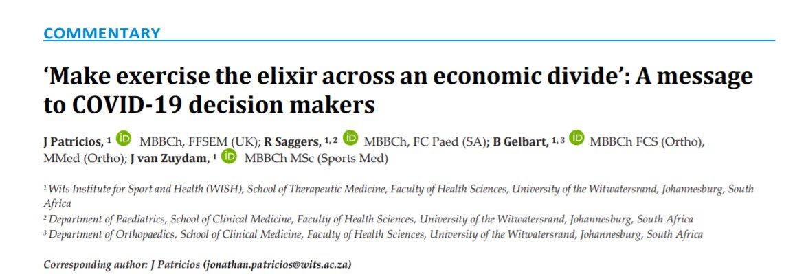 Kudos Dr Jon Patricios <a href="/jonpatricios/">Jon Patricios</a> for this important message. ow.ly/lIlg50zMWt6 (Scroll down to bottom and click on the PDF link)
Or here:
journals.assaf.org.za/index.php/sajs…