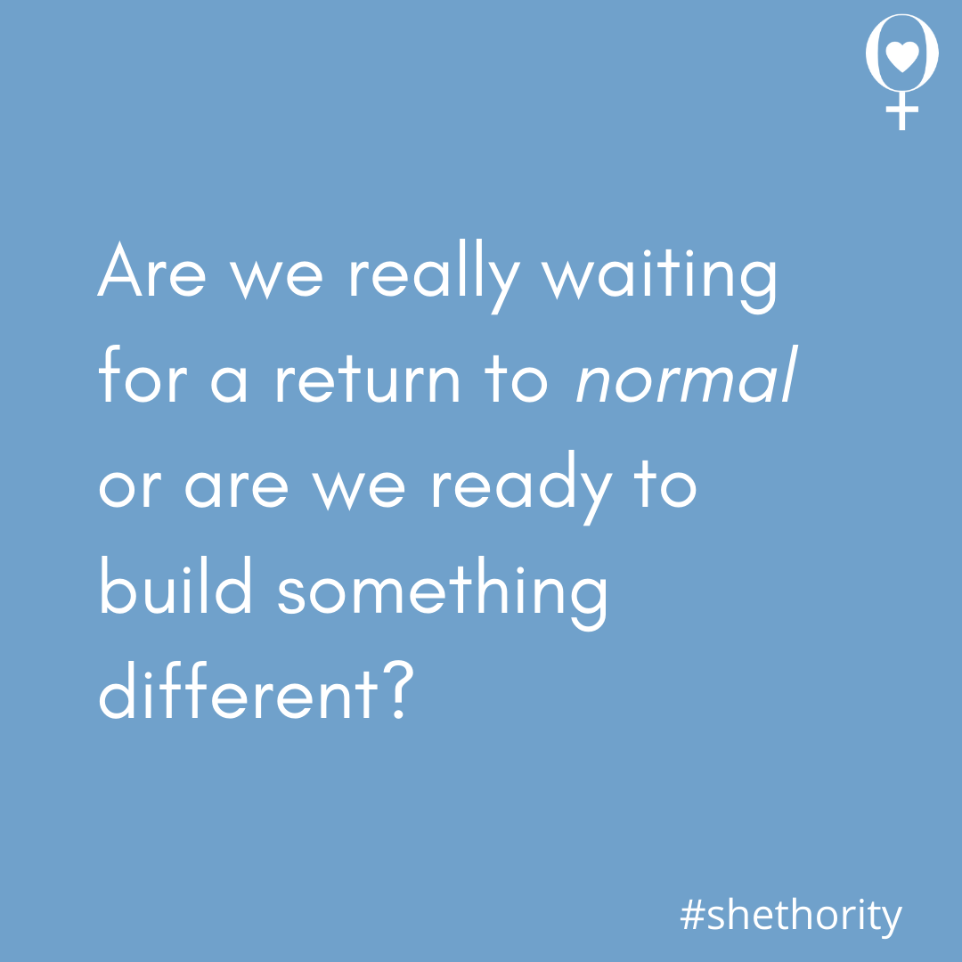 What does 'normal' look like to you? Are you comfortable enough to attend live events, travel on full flights, hug / shake hands again? What are some new realizations and perspectives that have come to mind?🤔 #quarantinediaries #foodforthought #changeyourmindset #shethority