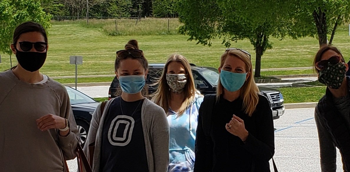 Never thought I'd be welcoming people wearing masks into our schoolhouse. So great to see the smiles in their eyes. <a href="/sgregorybcps/">Sharonda Gregory, Ed.D.</a> @CbyersChristina <a href="/BCPS_DSCS/">BCPS - Division of School Climate & Safety</a> <a href="/SparksES_BCPS/">Sparks ES</a>