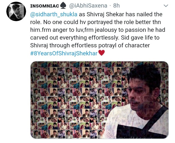  @sidharth_shukla A blessing to the Artistic industry!! He as an actor can amaze anyone with his exceptional and flawless acting skills!!