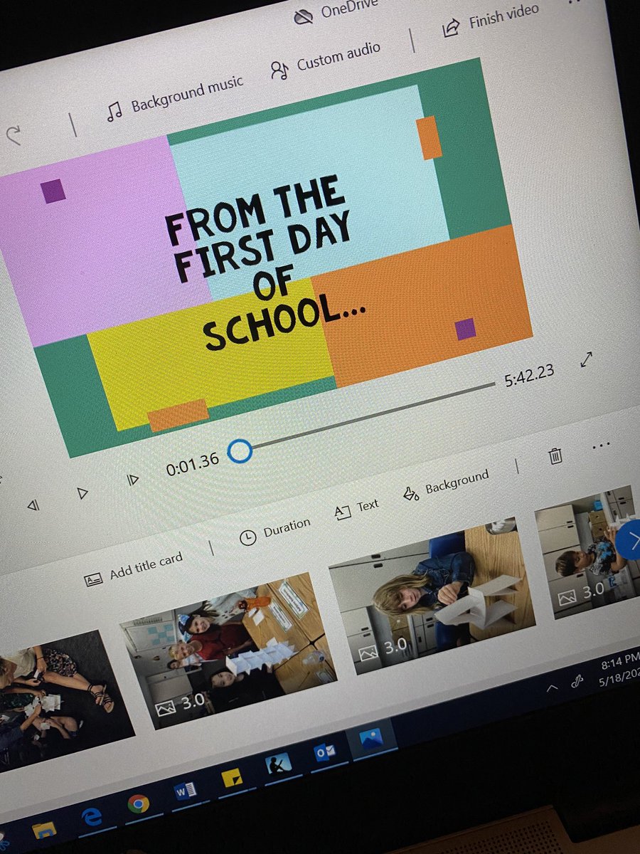 Digital memory books went out to students today. I have to admit, looking back on our year was an emotional journey. Grateful for all of the experiences that made up this first year of teaching, no matter how unique they ended up being. #bbyou #together203