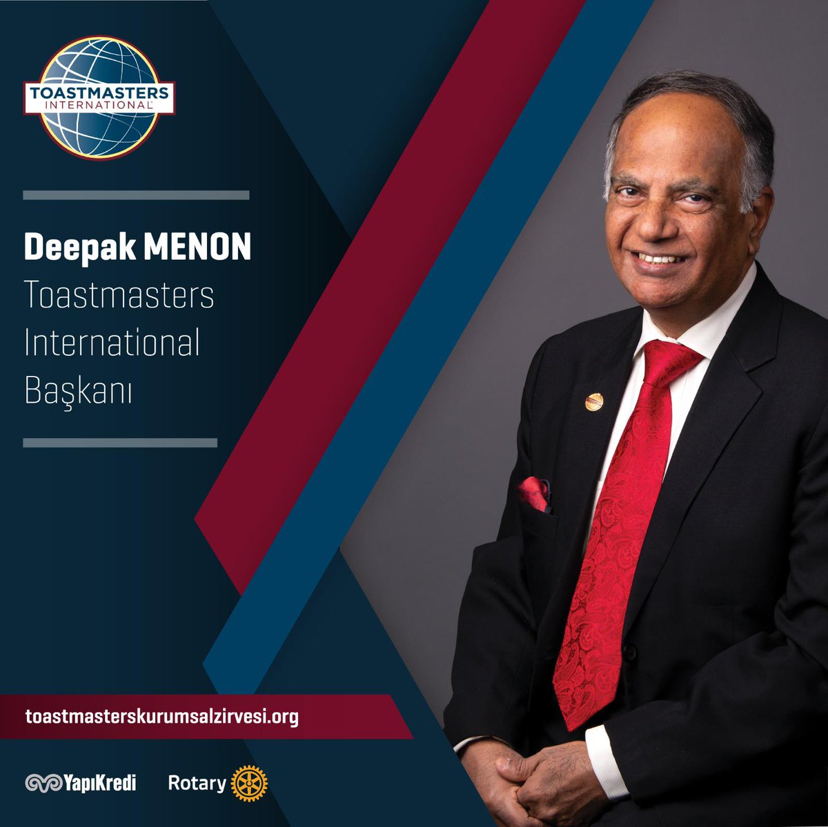 Toastmasters Türkiye Kurumsal Zirvesinin açılış konuşması için #Toastmasters International başkanı bizlerle @TI_IntlPres
Kayıt olmak için:
toastmasterskurumsalzirvesi.org