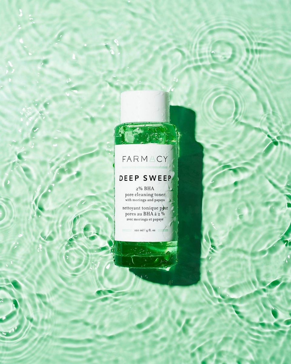 Pores: Meet DEEP SWEEP - our NEW alcohol-free, 2% BHA toner. It will gently exfoliate and deep clean pores without over-stripping. Ideal for combination, oily or acne-prone skin! Get it at NOW for 25% off: bit.ly/3e8S36c