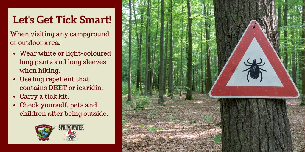 As the weather gets warmer, visitors to parks and outdoor areas should be reminded about ticks. Read the following precautions on how to protect yourself, your pets and your children. Let's be #TickSmart! 

#LymeDiseaseAwarenessMonth #Ticks #LymeDisease