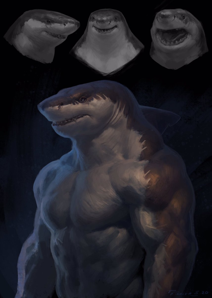 Since we’re on the topic of sharks for the last post... figured I’d refurbish an old shark sketch from last year. 😉👍🦈

*had to repost, because of Twitter’s cropping

#shark #sketch