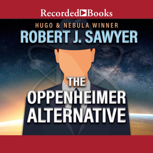 Audiobook cover art for my THE OPPENHEIMER ALTERNATIVE.  I like it!

The narrator is Josh Bloomberg (@bloombergvo), the publisher is audiobook giant <a href="/recordedbooks/">Recorded Books</a>, and we're still on track for it to be out on June 2 at <a href="/audible_com/">Audible</a>  as well as on CD.