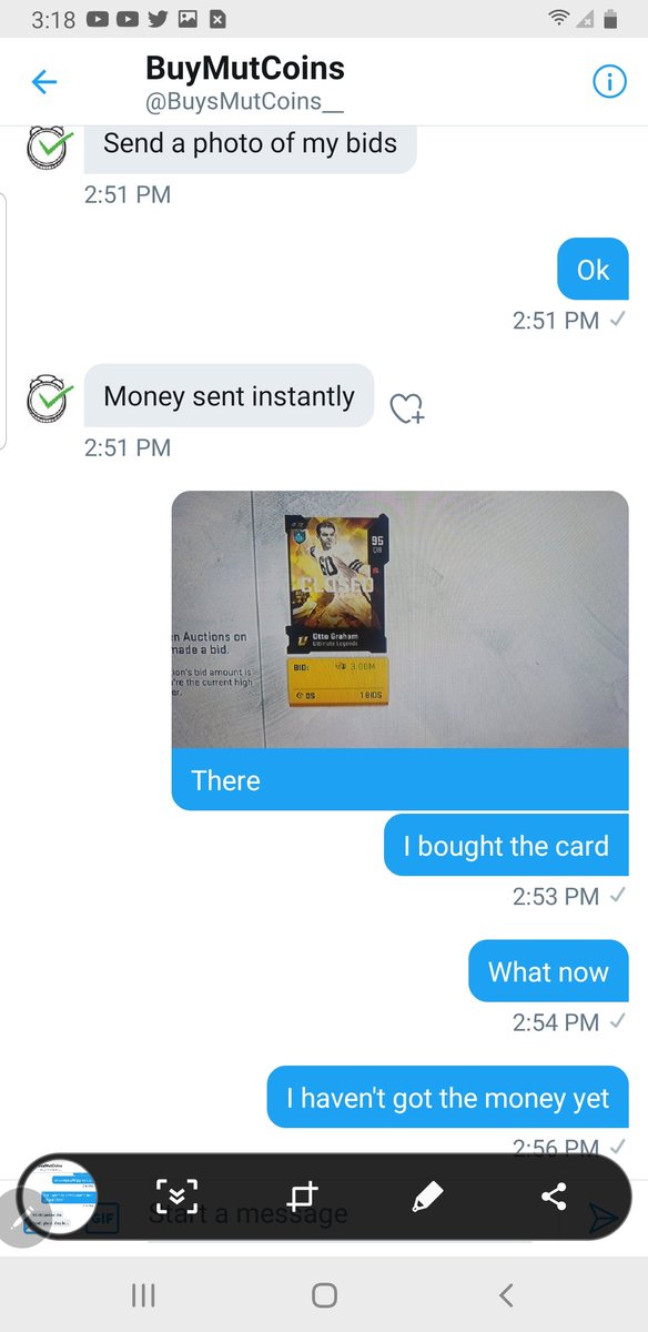 Jr1671's tweet photo. I sold 3m to buymutcoins and still haven't  Received my money what do I do??? @BuysMutCoins__ @PapaMeags_69 @JMELLFLO @Throne_YT @ChewbaccaLemma @KayKayEsss https://t.co/qyhqBI0W5h