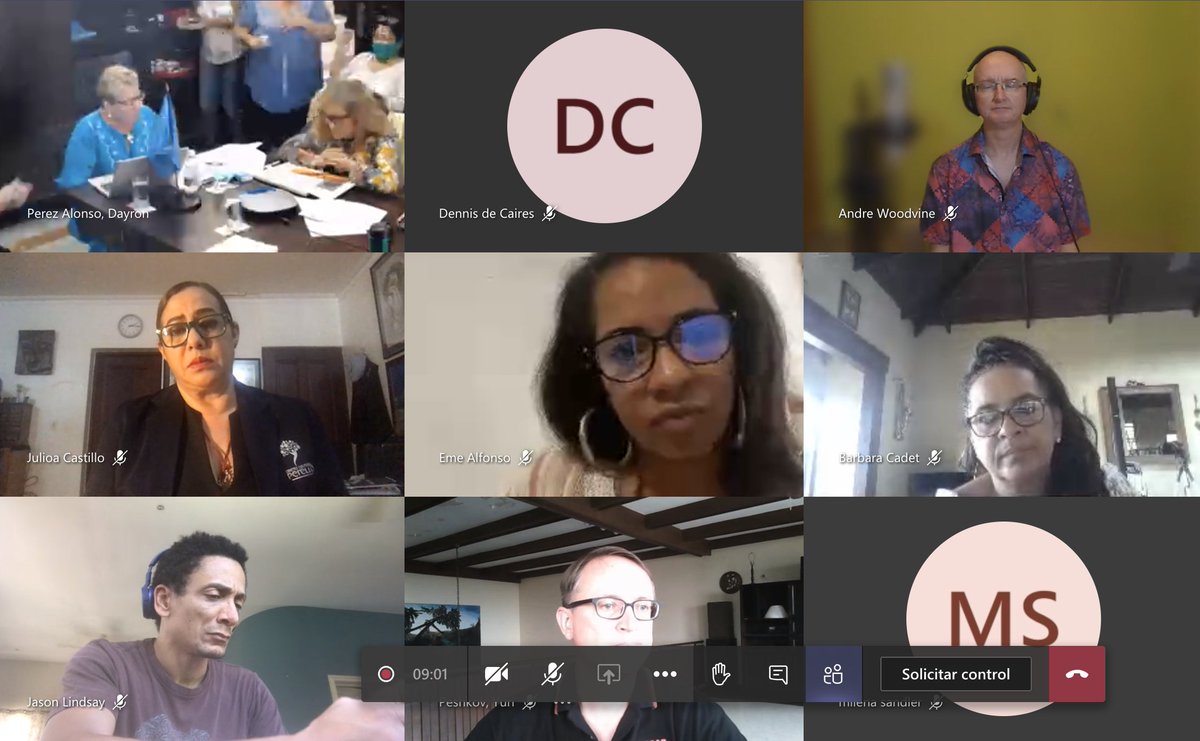 Nuestra directora artística <a href="/emealfonso/">Eme Alfonso</a> participando en el debate #ResiliArt sobre el impacto de la crisis del COVID-19 para el sector cultural en el Caribe organizado por la <a href="/UNESCO/">UNESCO 🏛️ #Education #Sciences #Culture 🇺🇳</a>