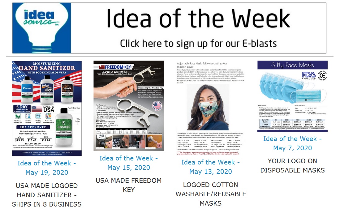 theideasource's tweet photo. Check out our #COVIDー19 #PPE #PromoProducts
https://t.co/KE8ZJzI57V https://t.co/YajgJXAe8O