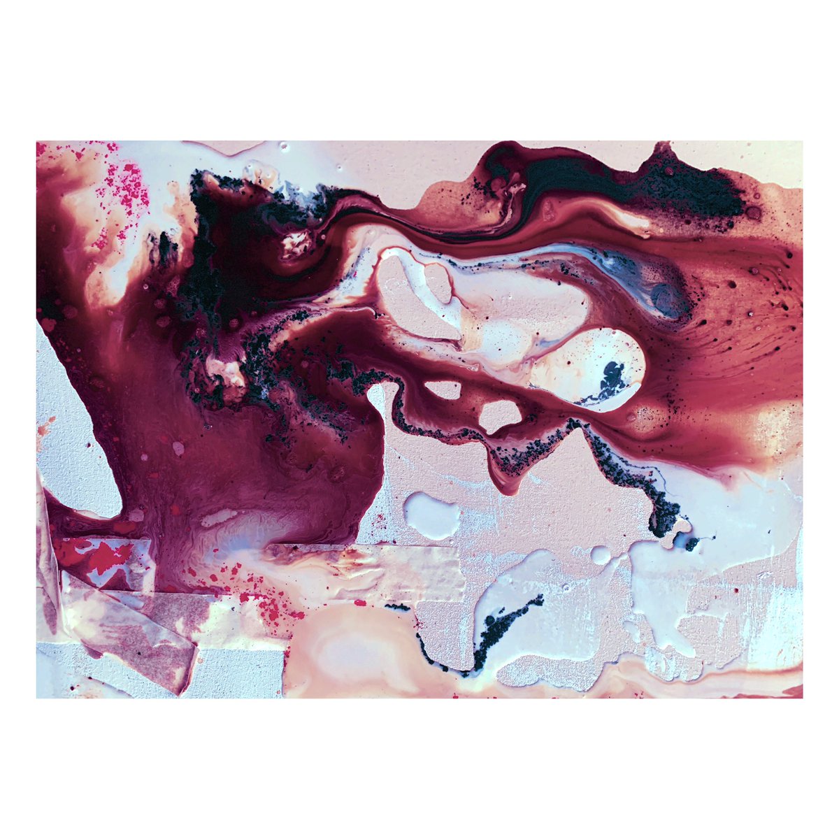 ~ BEHIND THE ART ~ The painting that inspired the If You Want It (Come and Get It) artwork, by artist and Matt’s sister, Tilly Guttridge.