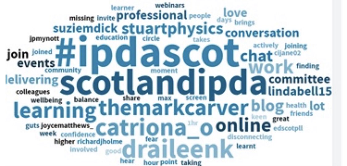 ScotlandIpda's tweet photo. Thank you to everyone involved in our chat on Tuesday. A picture to capture our conversation. #ipdascot https://t.co/1zZ6HJj3PS