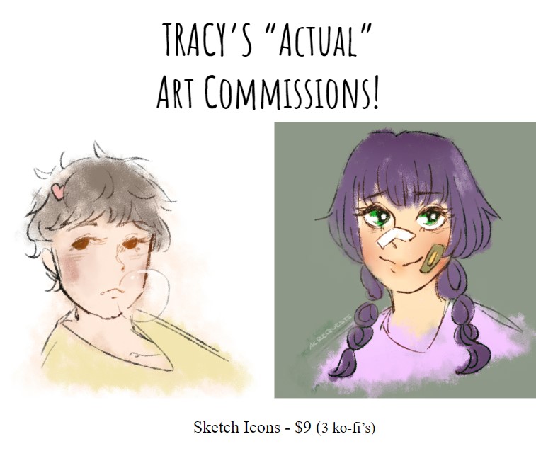acrequests's tweet photo. @sleepidoggo we also trace for Free, and those requests are opening back up soon! but for now we do offer actual commissions for anyone that's interested 😊 https://t.co/X0reB20AVJ