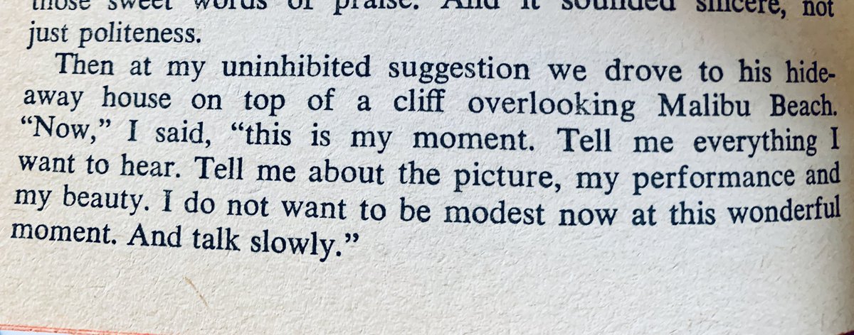 When it premiered, Hedy told her date that if it flopped, she would be upset and he should deal with it. In the cinema, she knew right away that it was a good picture. She insisted later that her date tell her how beautiful she was ‘and talk slowly’.