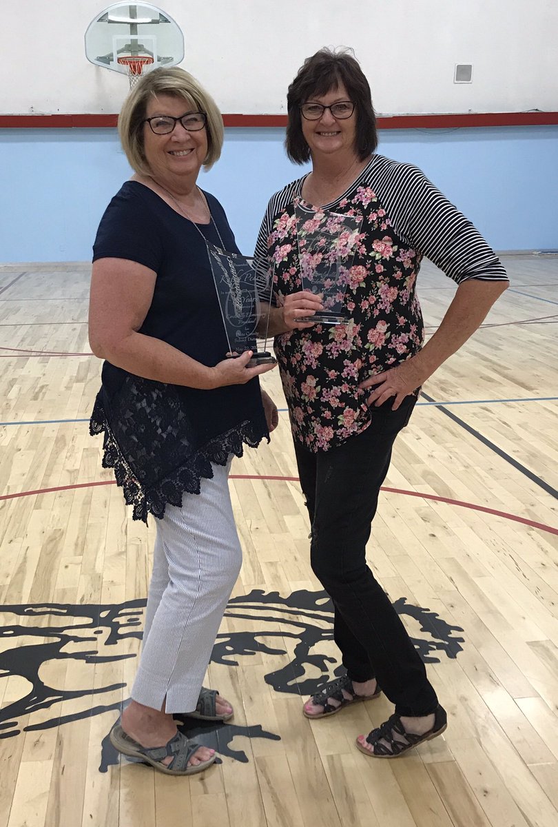 Congratulations to Becky and Kathy on their retirement. Decades of service to Circleville Elementary School and still smiling. Thank you for making school fun and yummy. 😊
