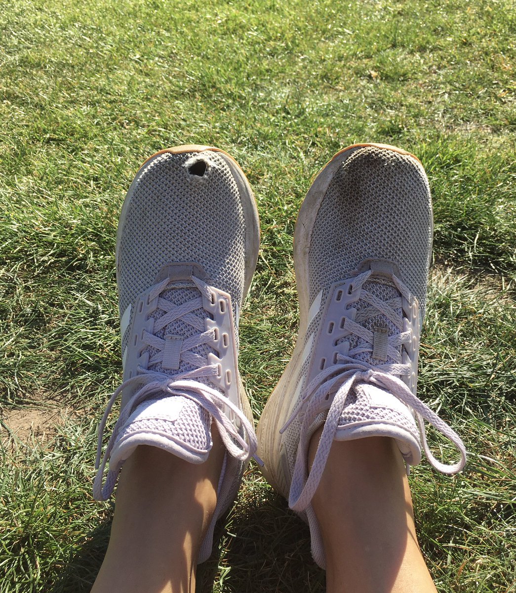 E_Martellozzo's tweet photo. A good sign of positive lockdown. I bought these shoes two months ago. Regular physical activity increases self-esteem and reduce stress and anxiety. Fact! @enurturenetwork @CrimAndSoc @MDXminds @CATS_Middlesex https://t.co/CVG1d1P0M3