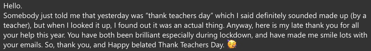 missheats's tweet photo. Some days these little pick-me-ups arrive just at the right time 💚 #proudteacher #teaching #lockdownlearning #mademecry https://t.co/JeETipym88