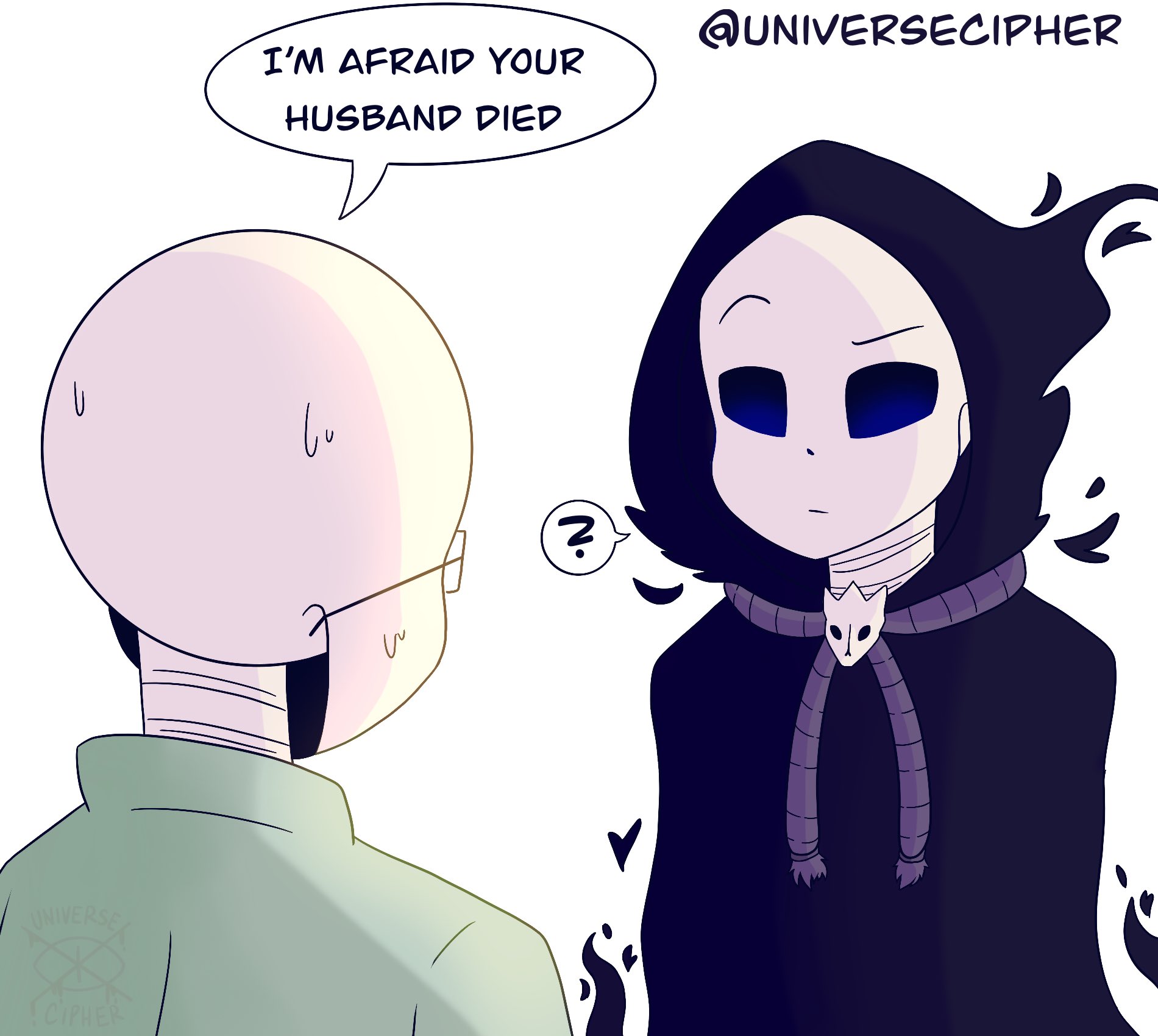 Jay 🌱 on X: As always Reaper can't take things seriously and Geno doesn't  even know whats going on ✨ #afterdeath #reapertale #aftertale #genosans # reapersans #undertale #sans #undertaleau  / X