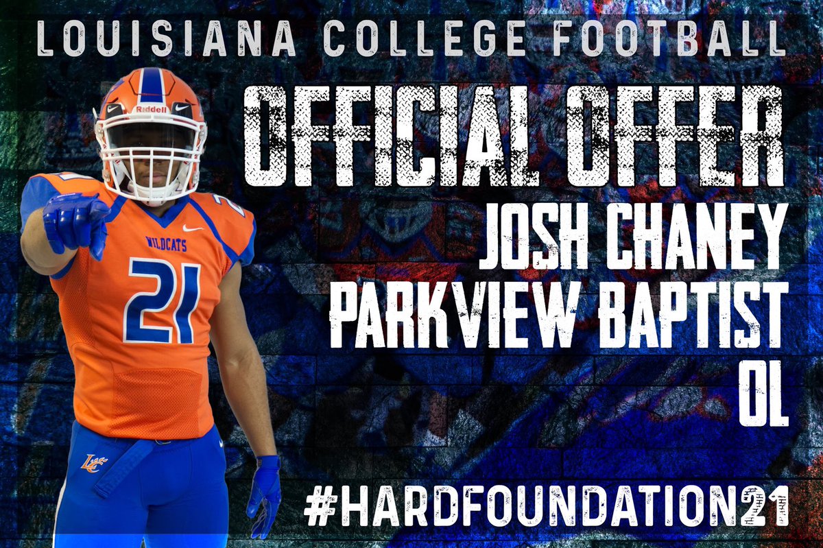 josh__chaney's tweet photo. #AGTG Absolutely blessed to receive an offer from Louisiana Christian College! @NathanFrameLC @LCWildcatsFB https://t.co/nn7l4OHnoG