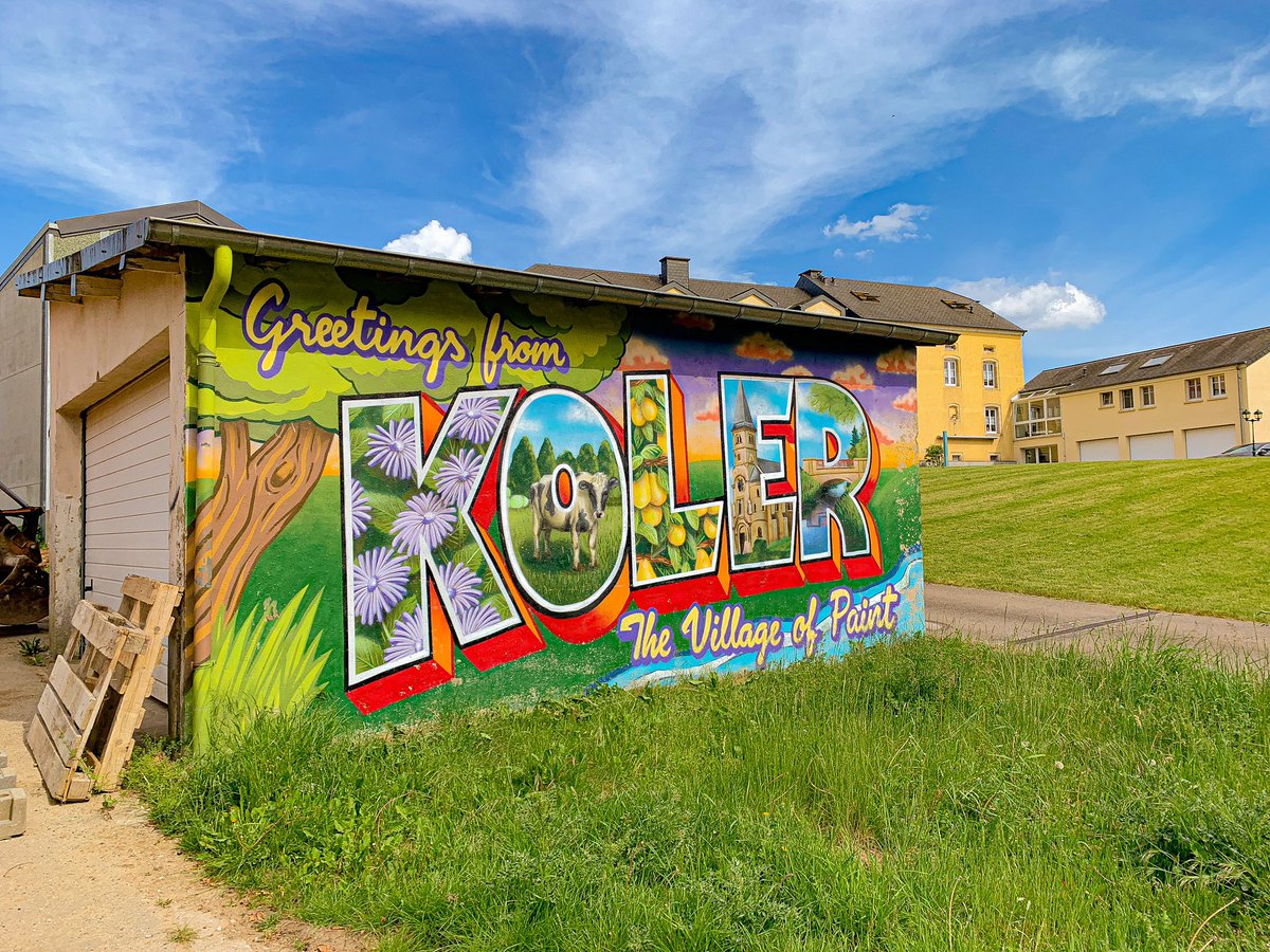 EmilieNanty's tweet photo. Belle découverte de #StreetArt aujourd’hui dans les rues de #Khaler au #Luxembourg ! @luxembourginfo https://t.co/FQTbOexj9w