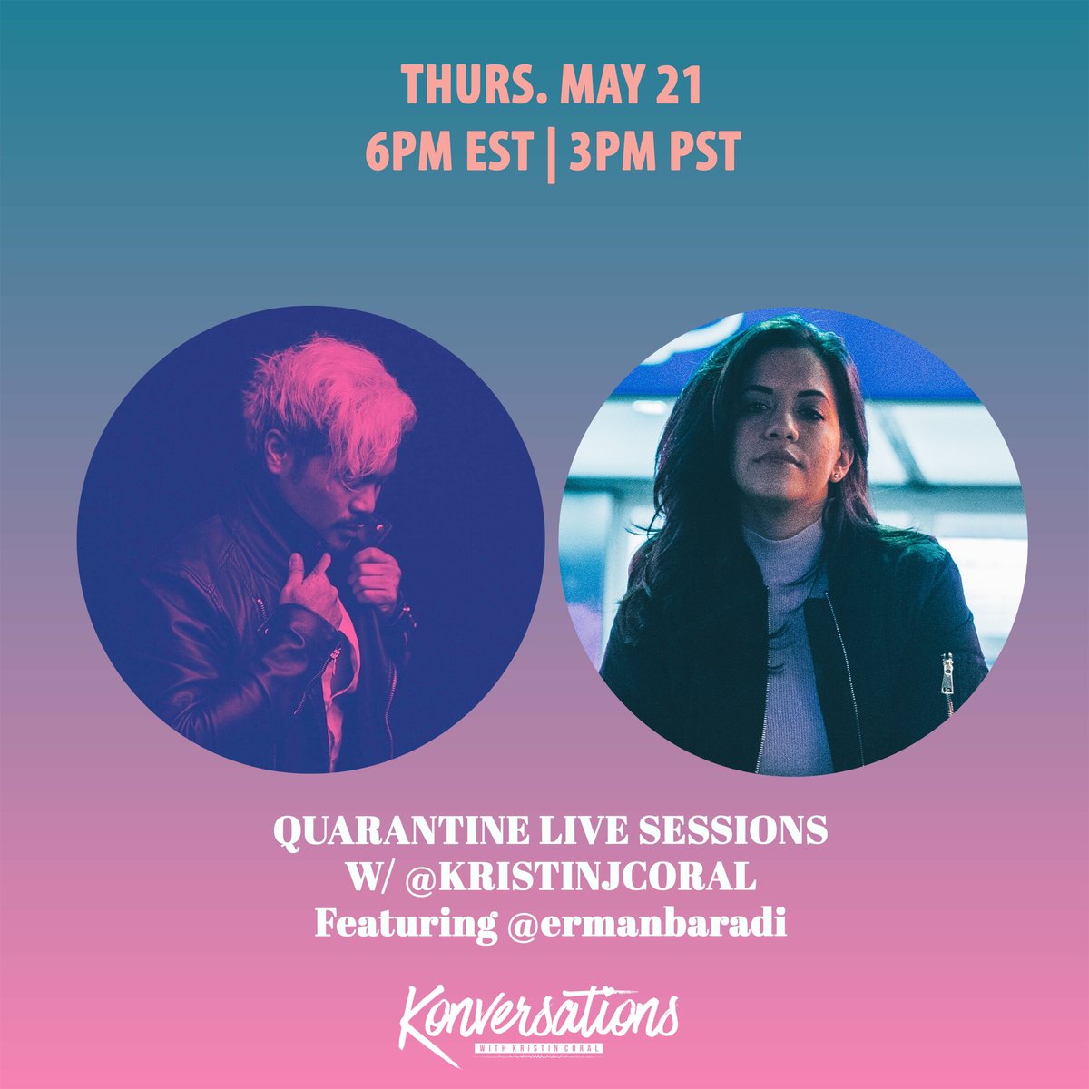 Krislovaa's tweet photo. Another episode! #Konversations 6pm est. https://t.co/pZrzg8RVcd