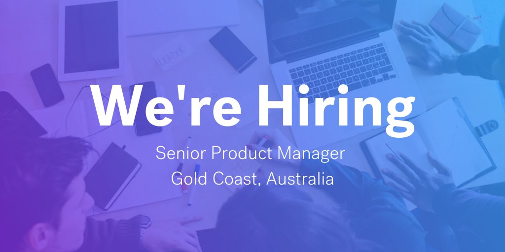 AnonyomeLabs's tweet photo. We are searching for a Senior Product Manager for our beautiful Gold Coast, AUS office! Interested? https://t.co/MIhDqBDr1l #techstartups #PM #manager #productmanager #jobhunt https://t.co/8OIWYZfsry