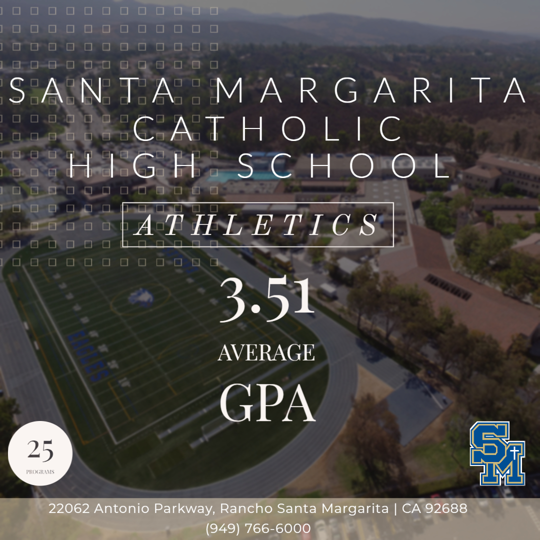 SMCHSAthletics's tweet photo. The @SMCHSEagles student-athletes that comprise the 25 athletic programs here on campus combined for an average 3.51 GPA, with every program on campus averaging above a 3.0, remarkable. Excelling in athletics and in the classroom. #SMCHStrong https://t.co/GVCbGvaacn