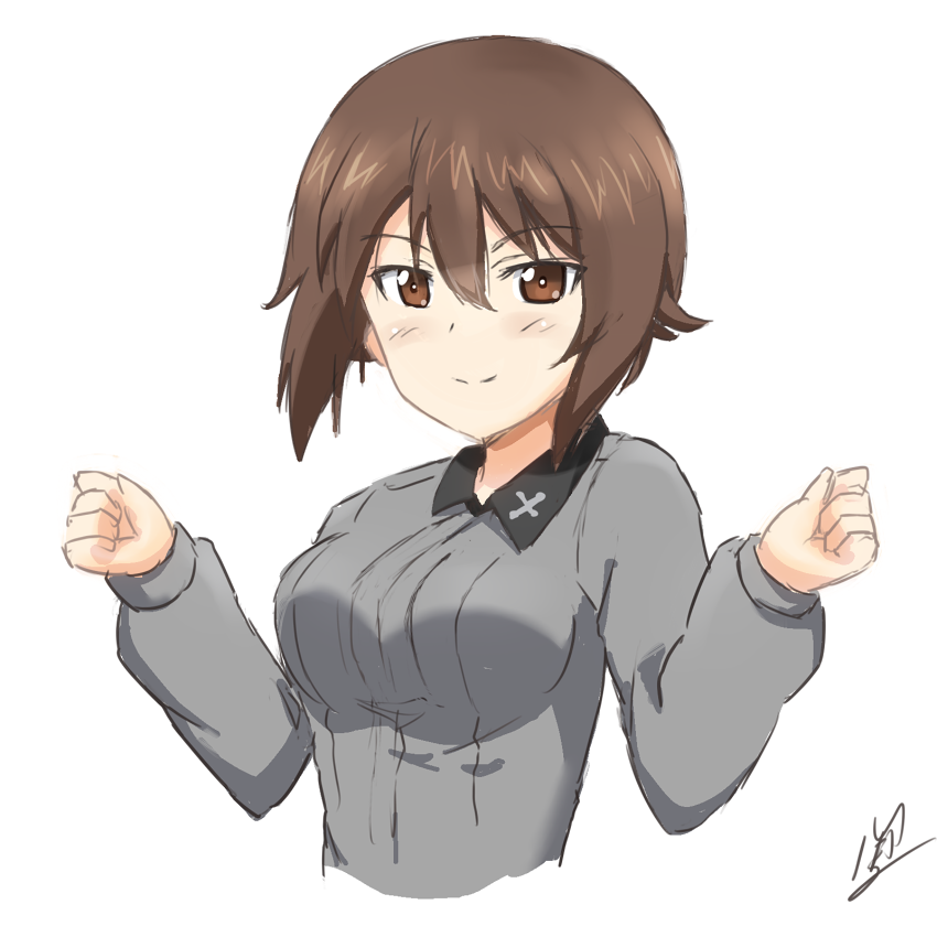 西住まほ 「まほぴょ～ん!

#ガルパン 」|MA-2㌠のイラスト
