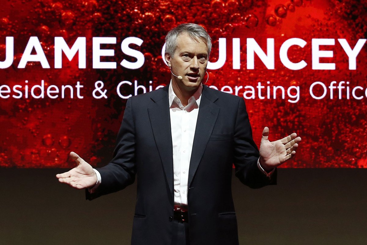 Coca-Cola CEO James Quincey says economic impact of #coronavirus lockdowns is '"just starting to begin."  cnb.cx/36g9Y8c #BusinessTriage #InThisTogether