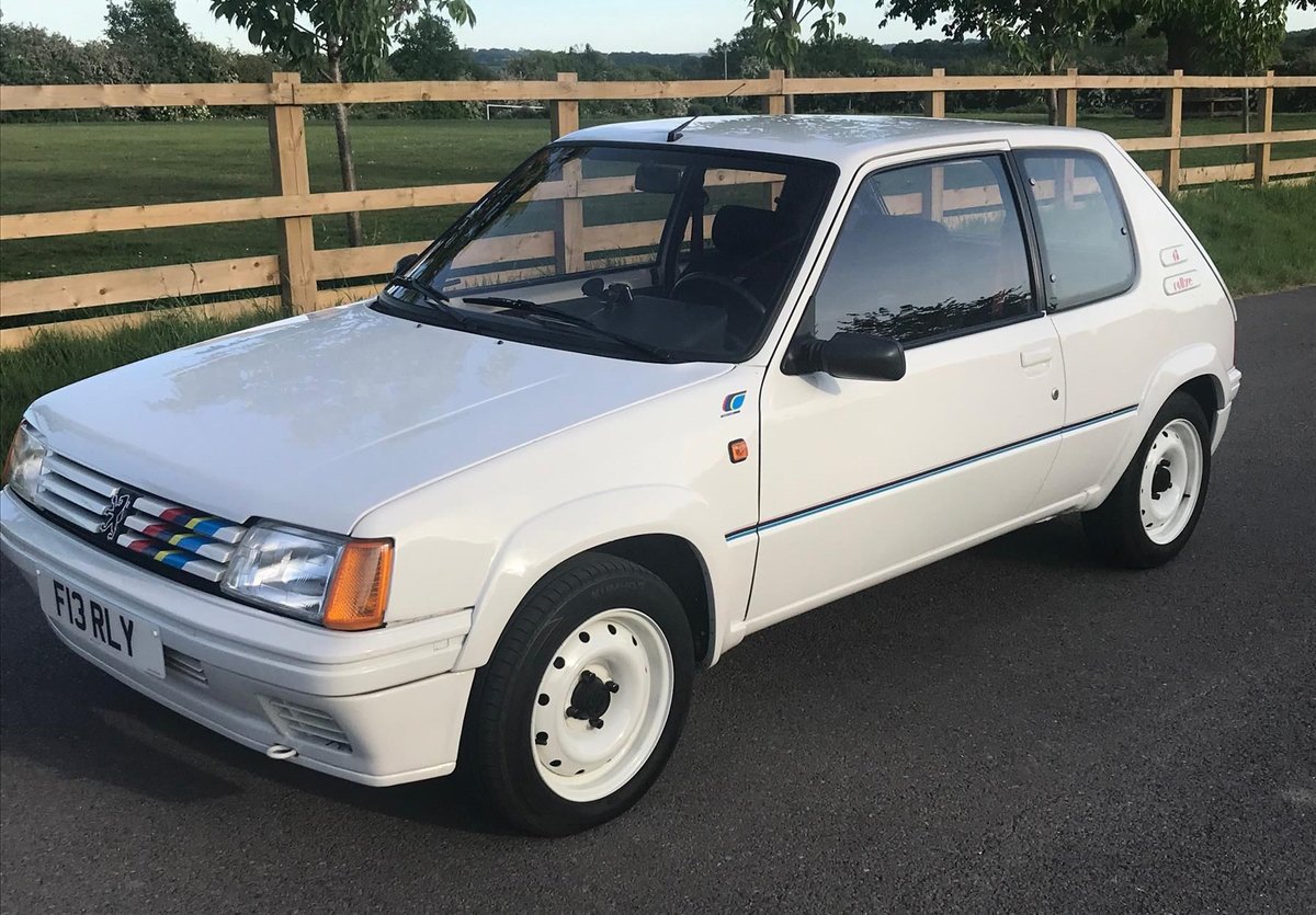 PistonHeads's tweet photo. Thought the GTI was the best 205 money could buy? Think again... https://t.co/E3w6yIcsB3 #Peugeot205 #205Rallye #PistonHeads https://t.co/y7vuiqHfa9