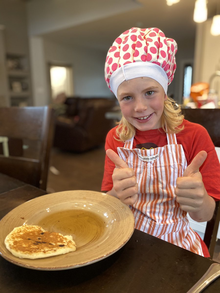 2TiemClass's tweet photo. Our fraction unit was all about pancakes this week! I think the smiles say it all! Love this unit and the real life experiences we can integrate in. @WCPS72 @BentleySchool1 https://t.co/FlWL7o399R