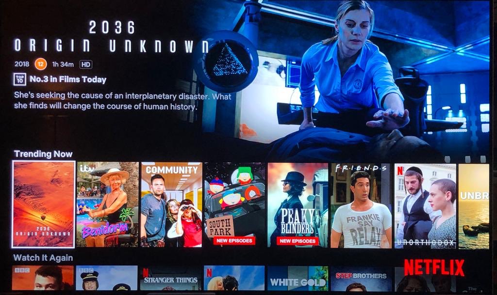 HaZ_Dulull's tweet photo. Woohoo! My 2nd feature film starring the awesome @kateesackhoff just released on @NetflixUK and is at number 3! #scifi #Netflix https://t.co/KXjv9ltFVY